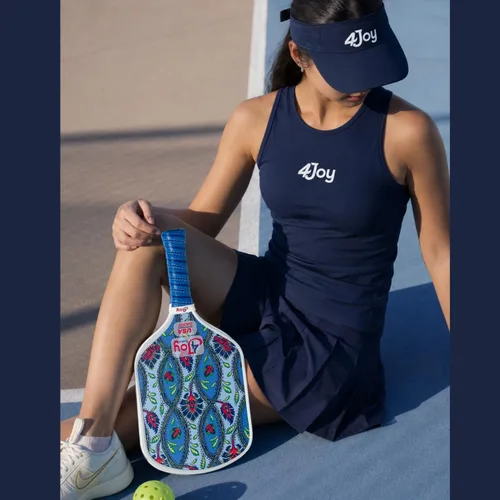 Vista 7 de 4Joy Pala de pickleball Premio - Fibra de carbono T700, núcleo de 0.63 pulgadas, aprobada por USAP