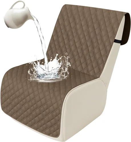 Vista 42 de Arfntevss Fundas de sofá modular reclinable, 100% impermeable, en forma de L, para sillón reclinable en forma de L, funda seccional lavable