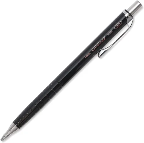 Vista 2 de Pentel Arts Orenz - Portaminas de 0.008 in, barril blanco, paquete de 1 (PP502WPABP)