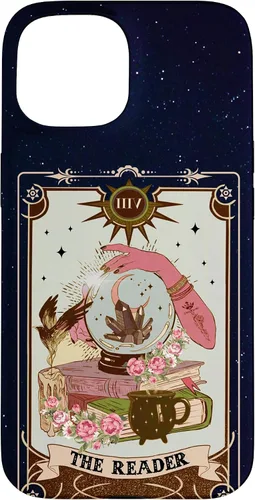 Vista 6 de Tarot Card Lover Tarot Reader Fortune Teller Book Lover Funda para iPhone 17
