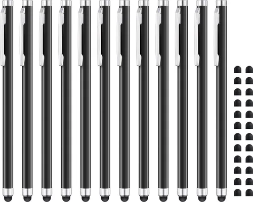 Vista 8 de Linfanc - Bolígrafos capacitivos para pantallas táctiles (paquete de 6), lápices capacitivos de alta sensibilidad y precisión para iPad, tabletas
