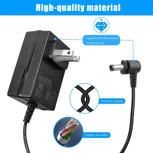 Vista 5 de Adaptador de cargador de 28.8 V para aspiradora Shark IONFlex con batería XBAT200, adaptador de repuesto para aspiradora de palo YLS0243A-T288080