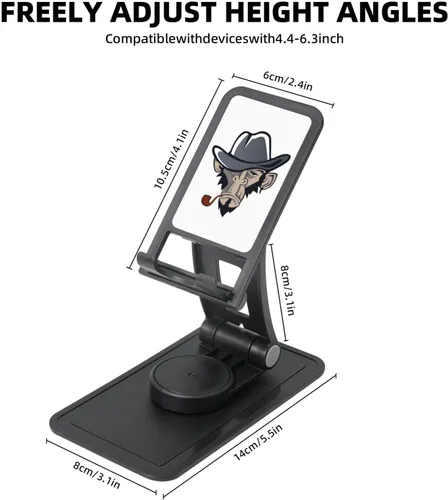 Vista 5 de The Cold Monkey Head Phone Stand for Desk Adjustable Phone Holer Office Travel Accessories for Mobile Phone/Ipad/Tablet Cell Phone Stand