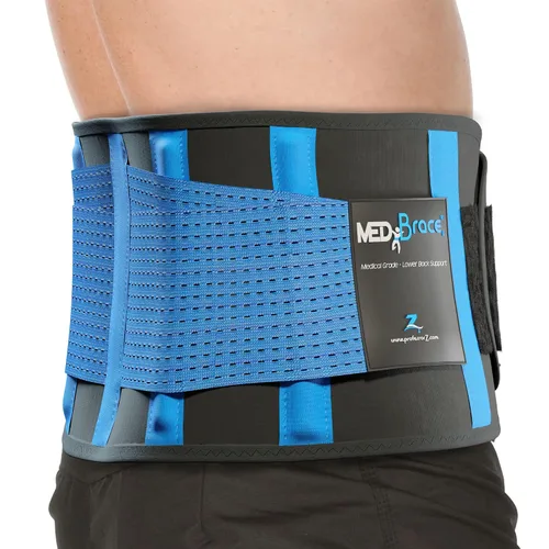 Vista 10 de PLUS - Soporte lumbar para levantar en el trabajo con almohadilla lumbar dimensional ergonómica, cinturón de soporte de espalda para aliviar