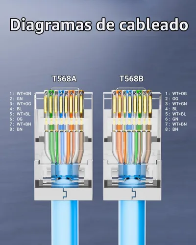 Vista 6 de VCE Paquete de 25 conectores de paso RJ45 blindados Cat6 con botas de alivio de tensión RJ45 (negro), extremo Cat 6/Cat 5e, enchufe modular Ethernet