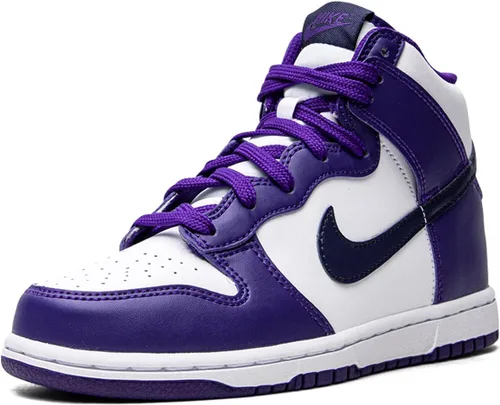 Vista 4 de Nike Youth Dunk High GS DH9751-100 Electro Púrpura Midnght Navy