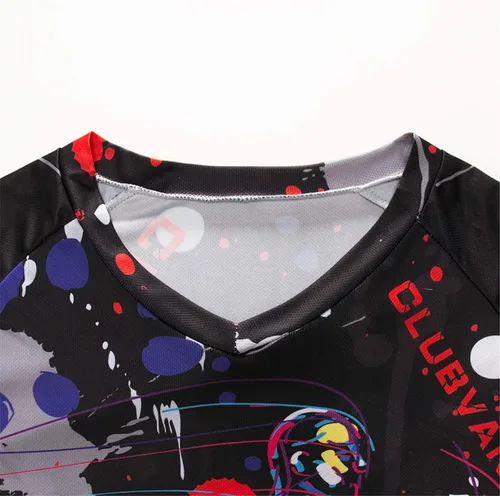 Vista 190 de Hotlion Camiseta de ciclismo para hombre, manga larga, MTB Motocross, ropa de carreras todoterreno