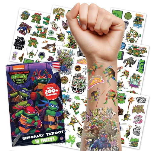 Vista 10 de My Little Pony Temporary Tattoos for Kids 200 pack. Made in the USA w Certified Safe Ink.