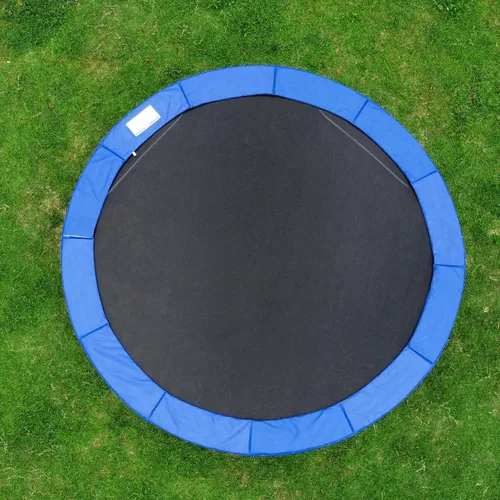 Vista 7 de AW 12/13/14/15FT cubierta de resorte de repuesto para trampolín almohadilla de seguridad accesorios para trampolín, resistente a los rayos UV, Verde