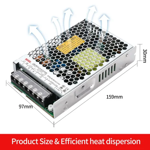 Vista 5 de LRS-150-12 Fuente de alimentación conmutada 12V 12.5Amp Fuente de alimentación conmutable cerrada