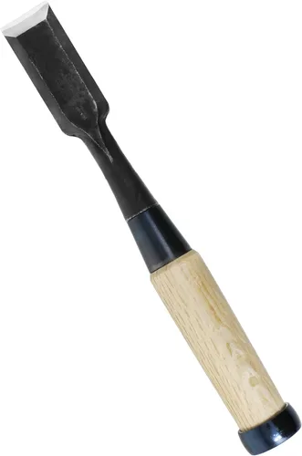 Vista 10 de KAKURI Cincel de mortaja japonés para carpintería 1/8" (3 mm), fabricado en Japón, cincel de madera Oire Nomi, hoja de acero japonés de alto carbono