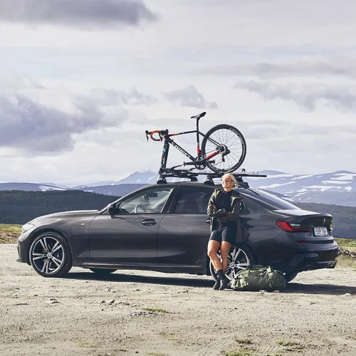 Vista 2 de Thule TopRide - Soporte para bicicleta montado en el techo portabicicletas automotrices