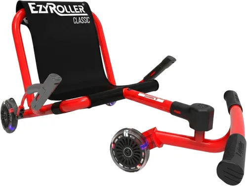 Vista 8 de EzyRoller Juguete clásico con ruedas LED para niños, de 3 a 12 años, hasta 154 libras, color morado Púrpura