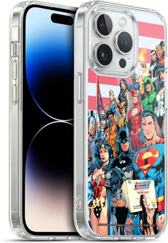 Vista 44 de Head Case Designs Funda de gel con licencia oficial de la Liga de la Justicia DC Comics #10 Darkseid War Comic Book Cover
