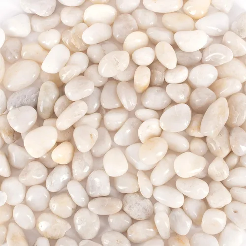 Vista 14 de 5 libras aprox. 130 piedras de río para plantas, piedras pulidas decorativas naturales para macetas, rocas suculentas, grava de acuario