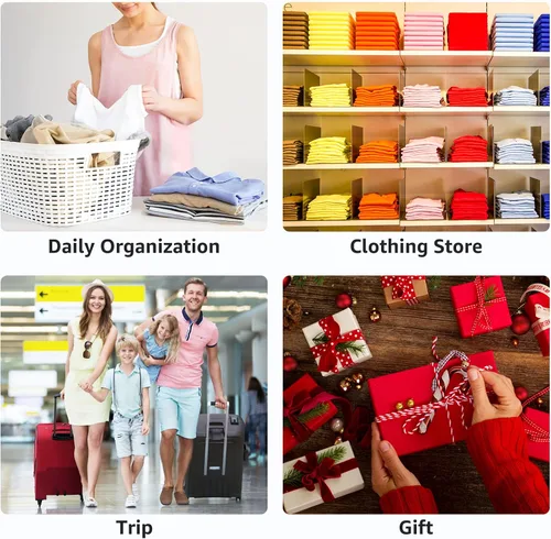 Vista 7 de BoxLegend Carpeta para camisa V1-Plus, tablero plegable para camiseta, carpeta para ropa, fácil y rápida para doblar ropa para adultos y niños, negro