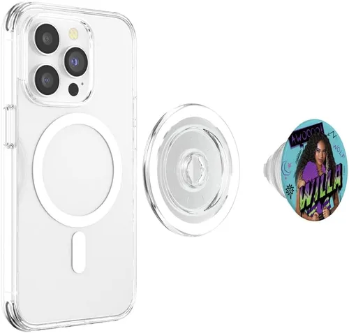 Vista 4 de Disney Zombies Willa Wolf Retrato PopSockets MagSafe PopGrip para iPhone