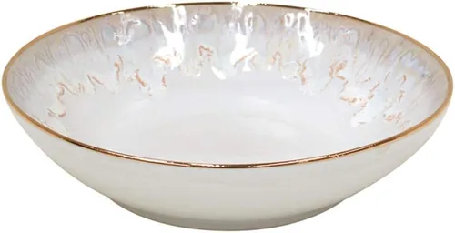 Vista 15 de Casafina Plato de cerámica de cerámica de 11 pulgadas, colección Taormina, aguamarina, apto para microondas y lavavajillas, acristalamiento seguro
