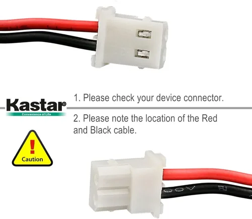 Vista 3 de Kastar Paquete de 1 batería de repuesto BT183342 / BT283342 para Vtech CS6729 CS6729-2 CS6729-21 CS6729-3 CS6729-4 CS6729-4D CS6729-5 CS6829