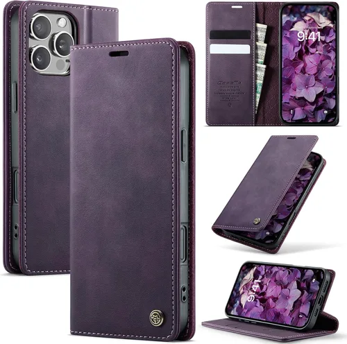 Vista 77 de Funda tipo cartera para Samsung Galaxy Z Fold 7 de piel con tarjetero y función atril, cierre magnético, bloqueo RFID, TPU a prueba de golpes, Negro