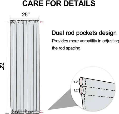 Vista 5 de Cortinas geométricas rojas transparentes para ventana de puerta, cortinas semitransparentes grises para puerta francesa con patrones artísticos