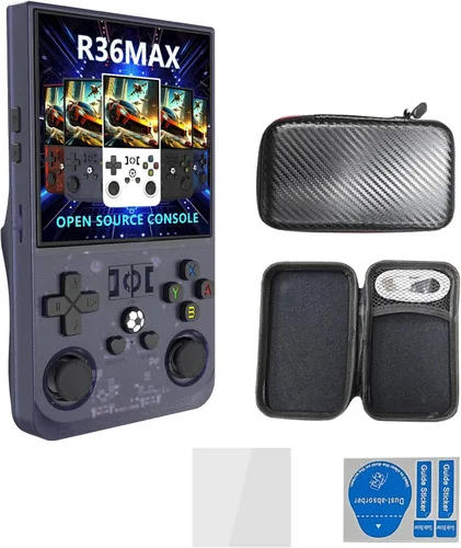 Vista 5 de R36MAX 4 pulgadas pantalla reproductor de juegos portátil 64 GB consola de vídeo 4000 mAh batería recargable consola reproductor de vídeo