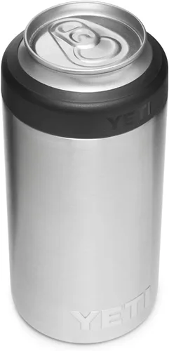 Vista 7 de YETI Rambler - Aislador de latas altas Colster de 16 onzas para Tallboys y latas de 16 onzas, color negro