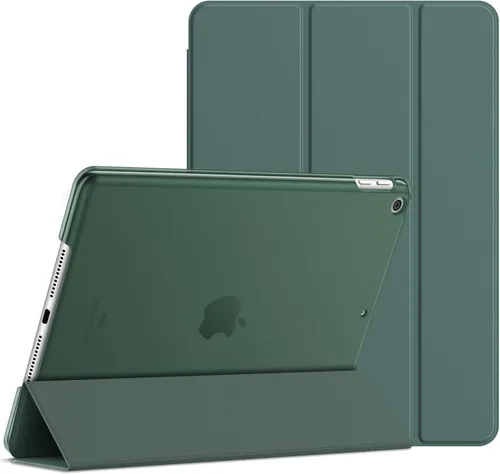 Vista 21 de JETech - Funda para iPad (9.7 pulgadas/24.64 cm, modelo 2018/2017, 6ª/5ª generación), funda inteligente con activación/suspención automática (Beige)