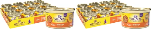 Vista 16 de Wellness Complete Health - Alimento húmedo en paté para gatos adultos, natural, rico en proteínas, sin granos, 3 onzas, paquete de 24