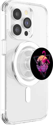 Vista 3 de PopSockets PopGrip: agarre intercambiable para teléfonos y tabletas PopSockets MagSafe PopGrip de los años 80 para iPhone