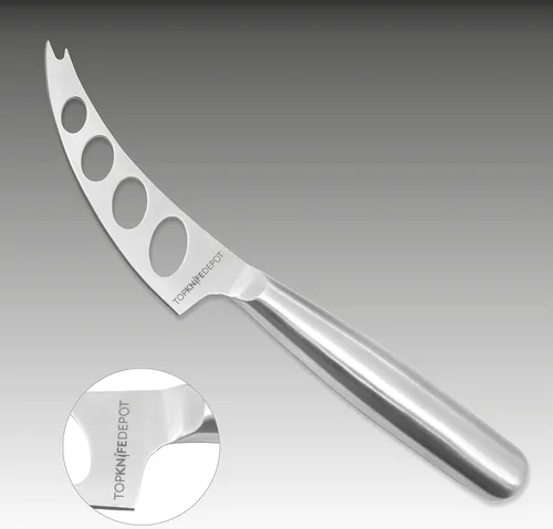 Vista 4 de TopKnife - Juego de 4 cuchillos para queso, caja de regalo incluida