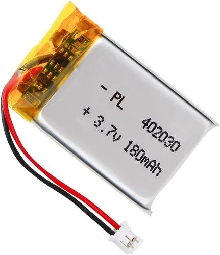 Vista 23 de Batería Lipo de 3.7V 1000mAh 102050 Batería recargable de polímero de litio con conector JST PH2.0.000 in para altavoz Bluetooth, GPS, reloj
