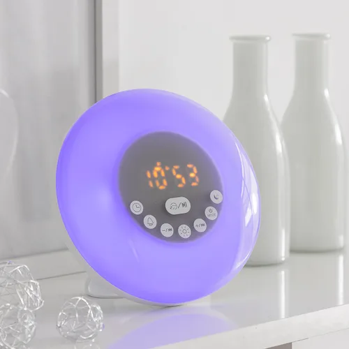 Vista 6 de Despertador Amanecer Recargable con Altavoz Sunrilk InnovaGoods