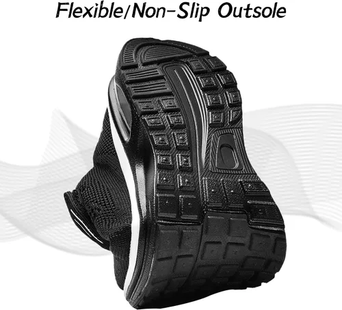 Vista 5 de PERSOUL Air Shoes - Zapatillas para niños y niñas, deportivas, para atletismo, gimnasio, correr