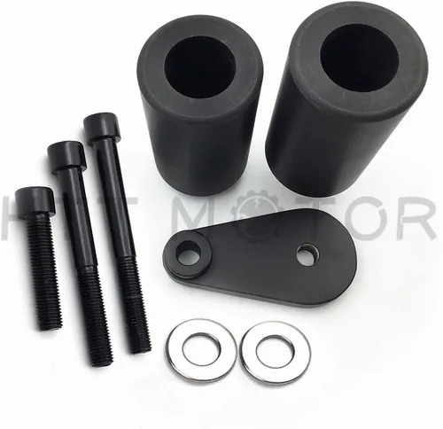 Vista 4 de MT219-023-BK - Protector deslizante de marco sin corte compatible con YZF R6 2003-2005 2006-2009 R6S BLK