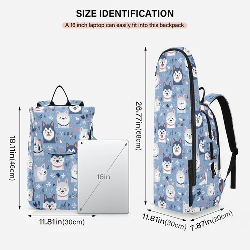 Vista 3 de Bolsa de tenis y bádminton linda y resistente y sencilla con cremallera azul, bolsa de tenis para hombres y mujeres, bolsa deportiva para raquetas