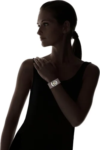 Vista 3 de GUCCI YA112421 112 Twirl Collection Reloj de pulsera de goma marrón para mujer, Marrón, Movimiento de cuarzo
