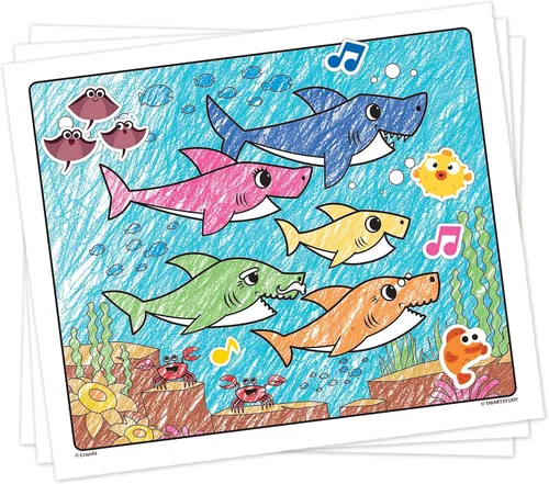 Vista 5 de Crayola Baby Shark - Juego artístico