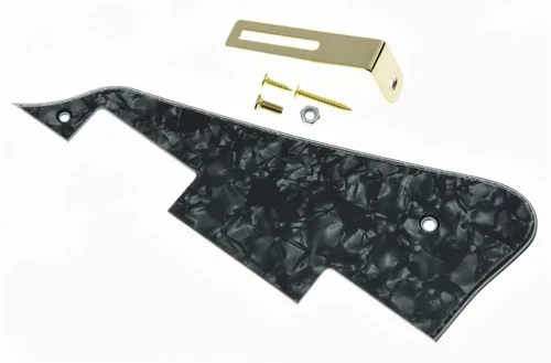 Vista 29 de Dopro Golpeador de guitarra LP con perla de abalone y soporte negro para Epi Les Paul