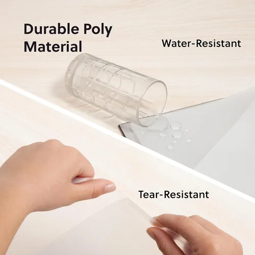 Vista 4 de Funda traslúcida Smead, 3 orificios, tamaño carta, 5 por paquete, Transparente Binder pockets for a 3 ring binder: 5 clear plastic file folders with