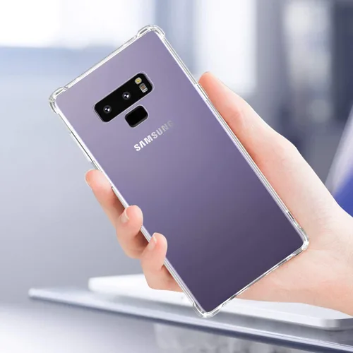 Vista 5 de Funda para Samsung Galaxy Note 9, Clear Note 9, a prueba de golpes, de poliuretano termoplástico, antideslizante, resistente a los arañazos, carcasa