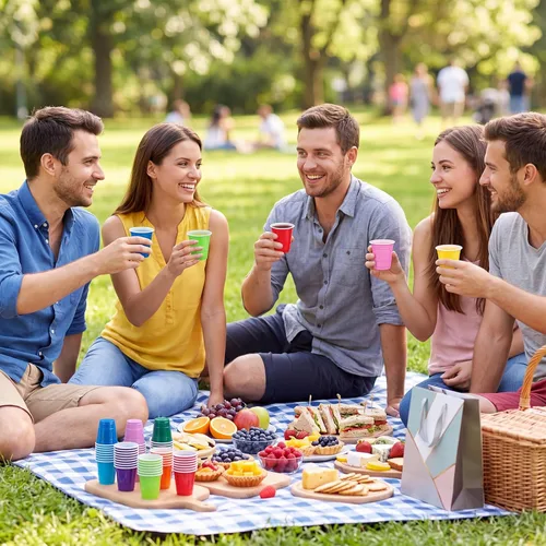 Vista 5 de Eaasty Paquete de 1000 vasos de chupito de plástico de 2 onzas/2.0 fl oz, desechables, a granel, surtido de vasos de fiesta para niños, cumpleaños