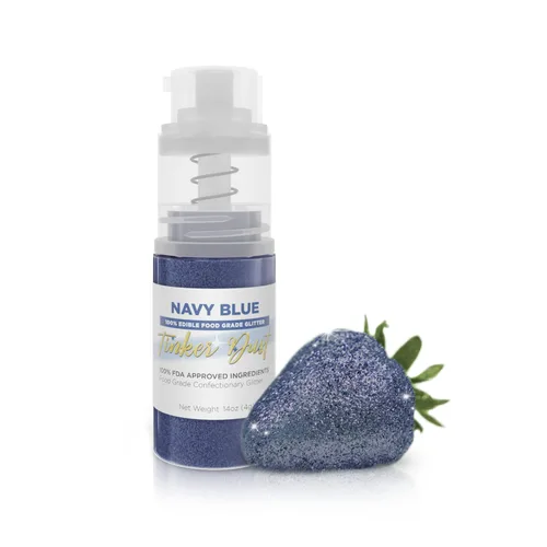 Vista 15 de Bakell - Brillantina Negra Tinker Dust (4g, 1x Mini Bomba de Pulverización) Brillantina Comestible para Alimentos, Postres y Bebidas! Negro
