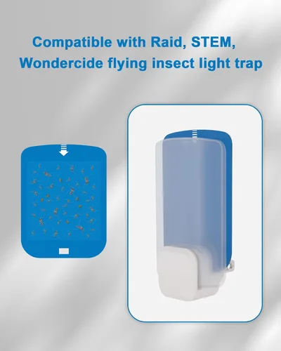 Vista 2 de Paquete de 6 Cartuchos de Repuesto Compatibles con Raid Plug-in Blue Light, Tarjetas de Pegamento de Repuesto para Stem Blue Light Enchufe de Pared