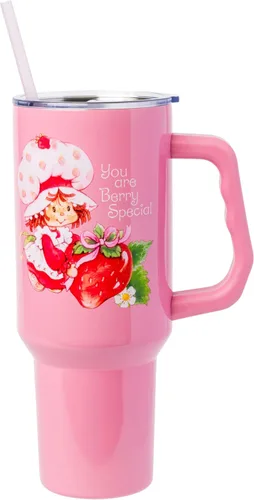 Vista 31 de Silver Buffalo Betty Boop Core - Vaso de acero inoxidable con tapa para pajilla, tapa, popote y asa, 40 onzas