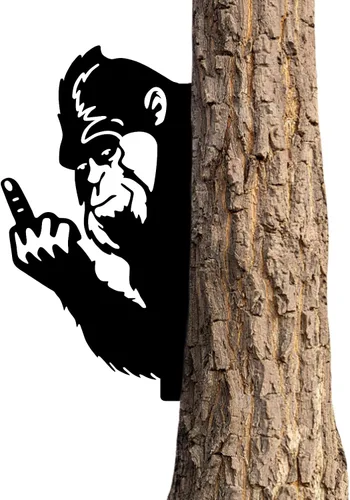 Vista 10 de ESTART Adorno de pared de 28 cm con diseño de árbol de la vida, escultura colgante de metal, placa familiar, decorativa para balcón, porche