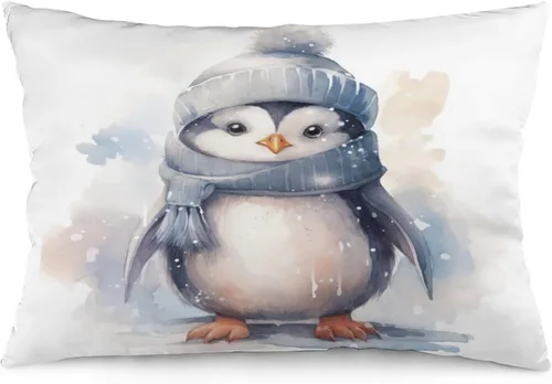 Vista 8 de Fundas de almohada de primavera con bonitos muñecos de nieve, fundas de almohada rústicas para vacaciones, funda de almohada tamaño Queen