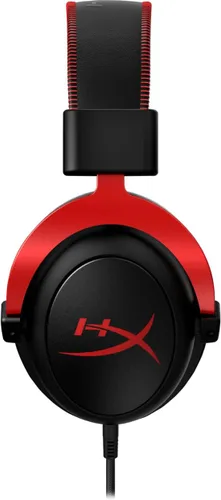 Vista 3 de HyperX Cloud II - Auriculares para videojuegos, sonido envolvente 7.1, almohadillas de espuma viscoelástica, marco de aluminio, con micrófono