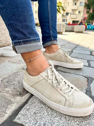 Vista 23 de Made by Nami Surfer Anklet with Snap Hook Clasp Waterproof & Adjustable Thin String Ankle Bracelets for Women and Men Handmade Jewelry for Beach and