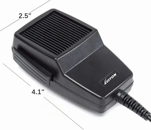 Vista 5 de Micrófono CB de 4 pines con cancelación de ruido CB Radio Mic para Cobra/Uniden/Workman/Midland/Galaxy Stryker Retevis CB Radio (paquete de 1)
